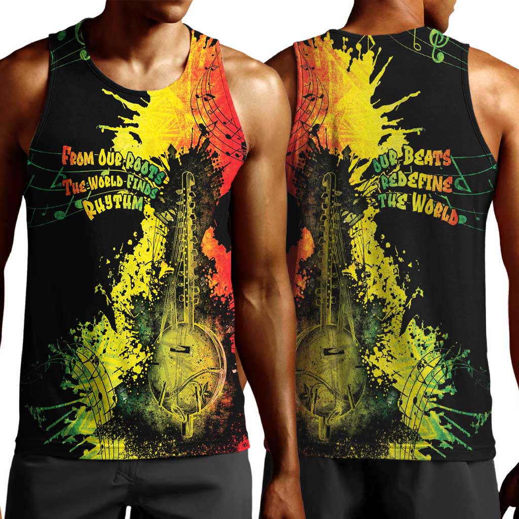 Afro Music Pride Men Tank Top From Our Roots The World Finds Rhythm - African Pride