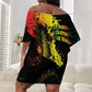 Afro Music Pride Off Shoulder Short Dress From Our Roots The World Finds Rhythm - African Pride