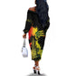 Afro Music Pride Off The Shoulder Long Sleeve Dress From Our Roots The World Finds Rhythm - African Pride