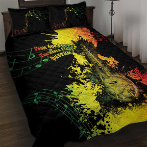 Afro Music Pride Quilt Bed Set From Our Roots The World Finds Rhythm - African Pride