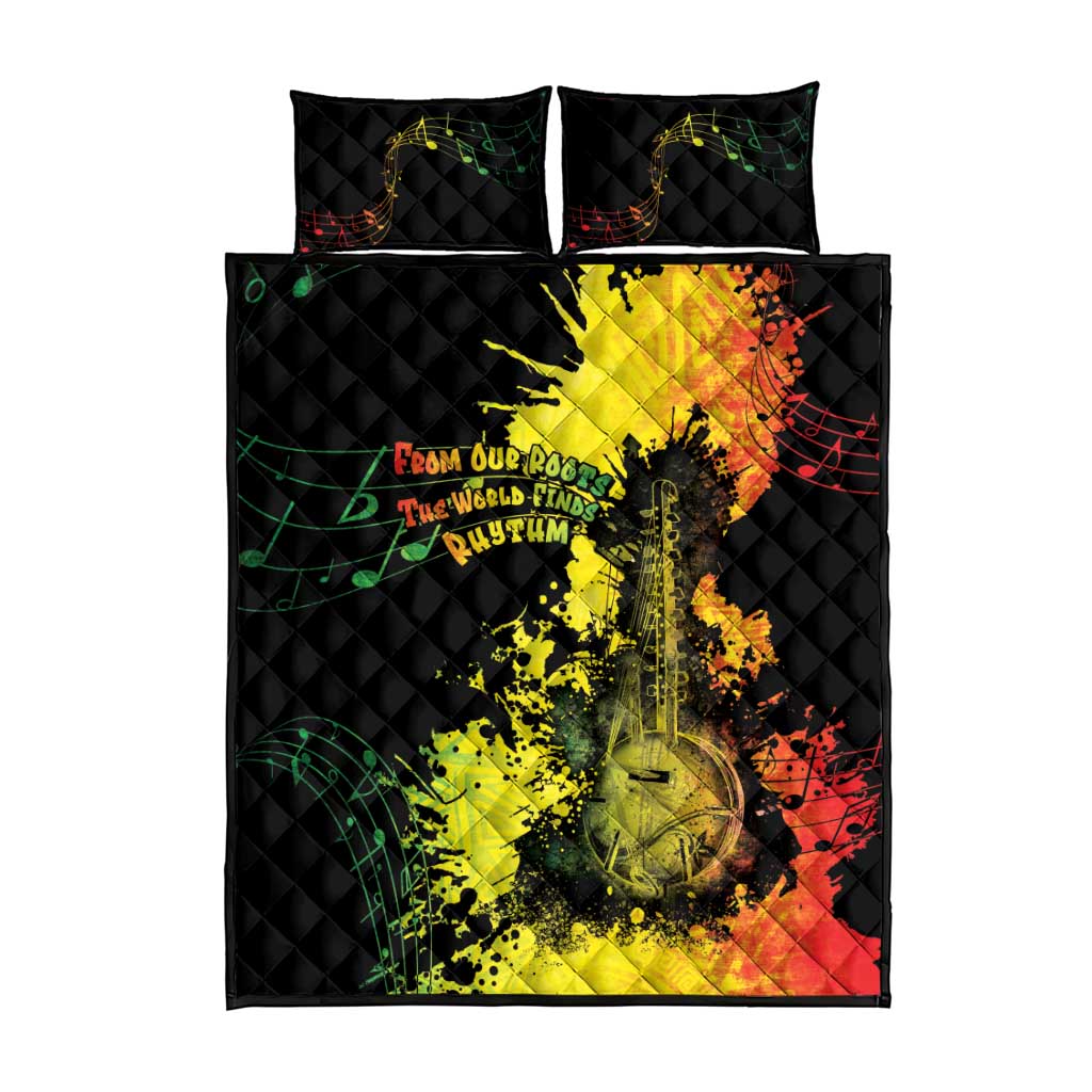 Afro Music Pride Quilt Bed Set From Our Roots The World Finds Rhythm - African Pride