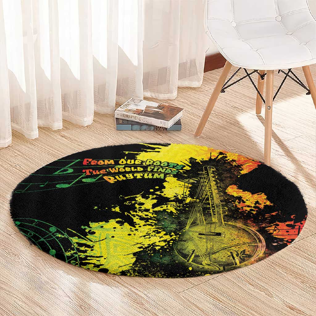 Afro Music Pride Round Carpet From Our Roots The World Finds Rhythm - African Pride