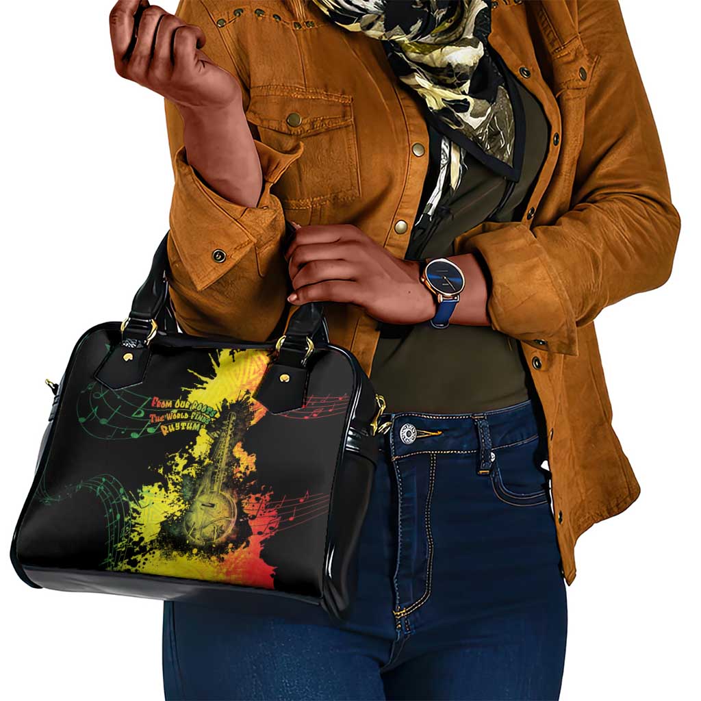 Afro Music Pride Shoulder Handbag From Our Roots The World Finds Rhythm - African Pride