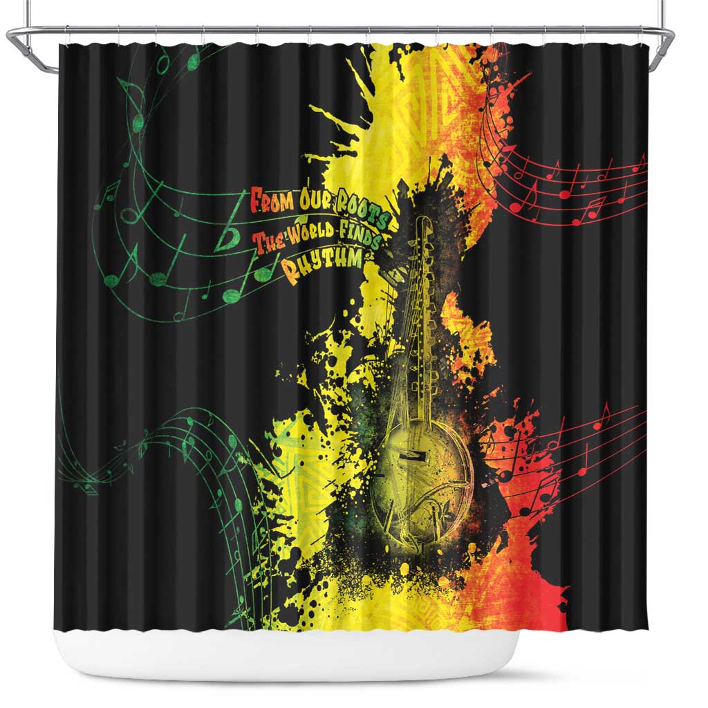 Afro Music Pride Shower Curtain From Our Roots The World Finds Rhythm - African Pride