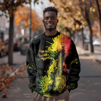 Afro Music Pride Sweatshirt From Our Roots The World Finds Rhythm - African Pride