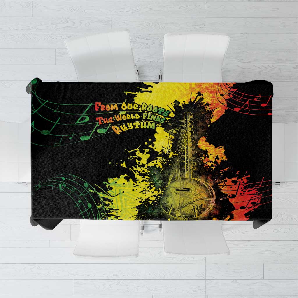 Afro Music Pride Tablecloth From Our Roots The World Finds Rhythm - African Pride