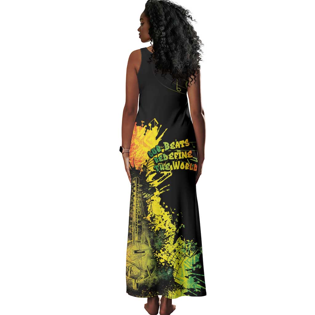 Afro Music Pride Tank Maxi Dress From Our Roots The World Finds Rhythm - African Pride