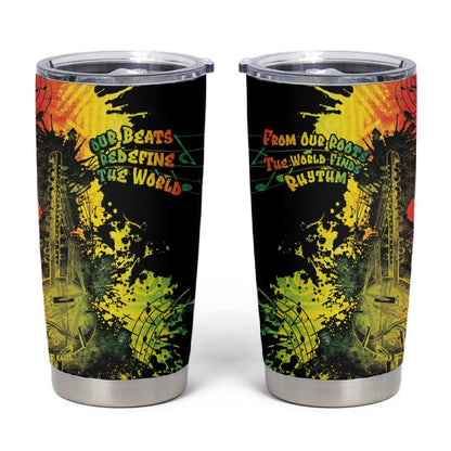 Afro Music Pride Tumbler Cup From Our Roots The World Finds Rhythm - African Pride