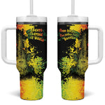 Afro Music Pride Tumbler With Handle From Our Roots The World Finds Rhythm - African Pride