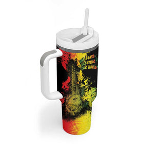 Afro Music Pride Tumbler With Handle From Our Roots The World Finds Rhythm - African Pride