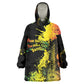 Afro Music Pride Wearable Blanket Hoodie From Our Roots The World Finds Rhythm - African Pride