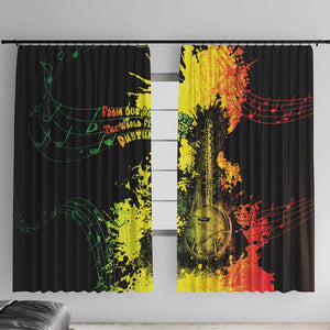 Afro Music Pride Window Curtain From Our Roots The World Finds Rhythm - African Pride