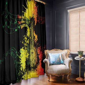 Afro Music Pride Window Curtain From Our Roots The World Finds Rhythm - African Pride