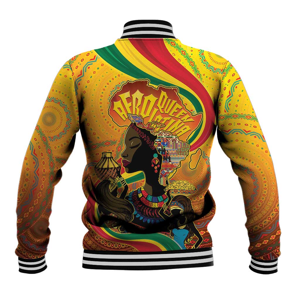 Afro Latina Queen Baseball Jacket The Beauty Of Black Women - African Pride