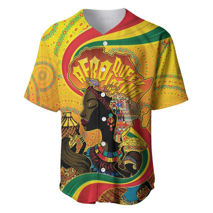 Afro Latina Queen Baseball Jersey The Beauty Of Black Women - African Pride