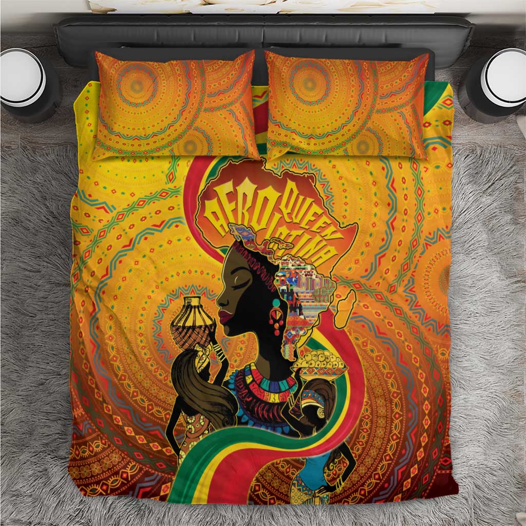 Afro Latina Queen Bedding Set The Beauty Of Black Women - African Pride