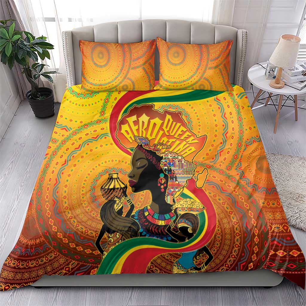 Afro Latina Queen Bedding Set The Beauty Of Black Women - African Pride
