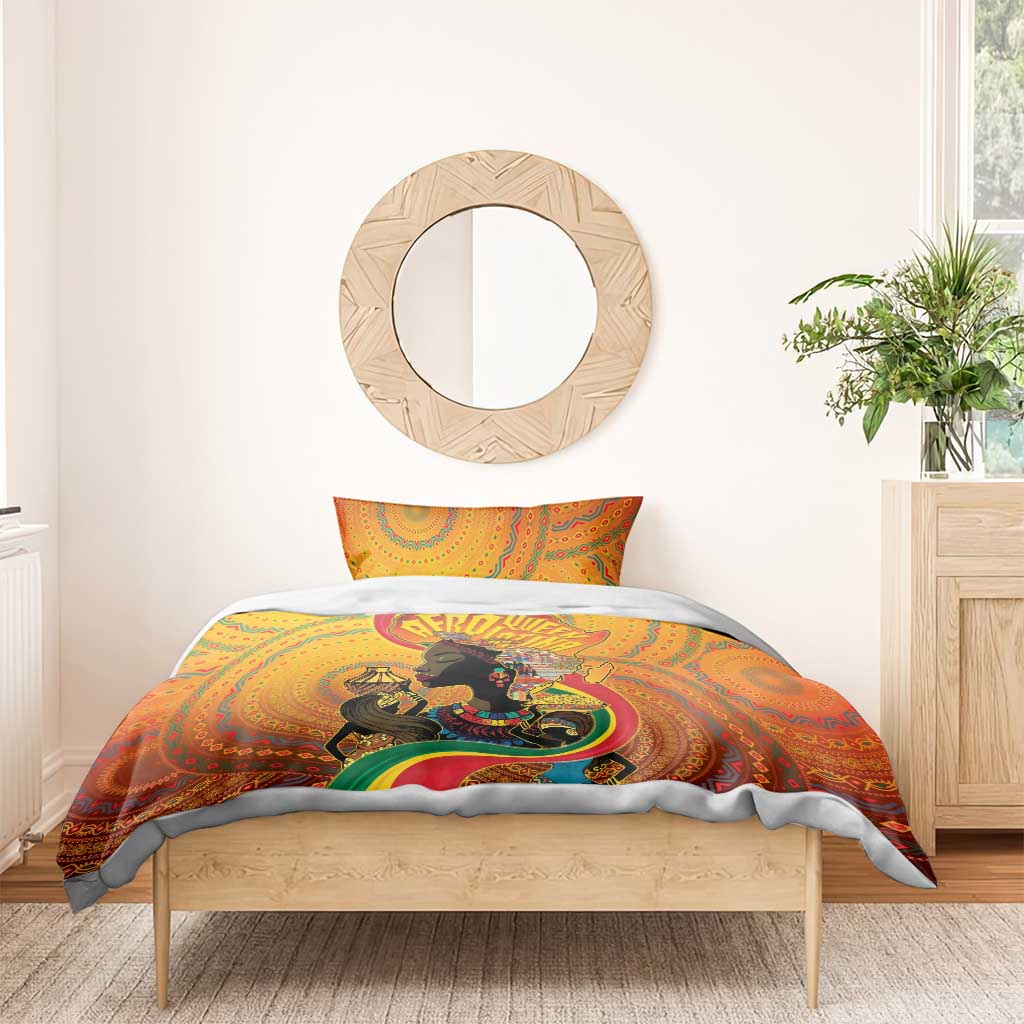Afro Latina Queen Bedding Set The Beauty Of Black Women - African Pride