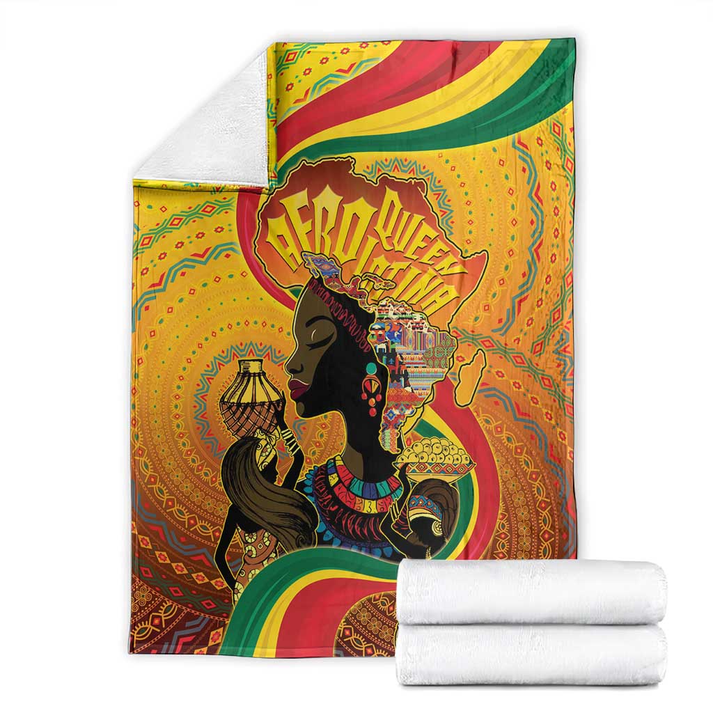 Afro Latina Queen Blanket The Beauty Of Black Women - African Pride