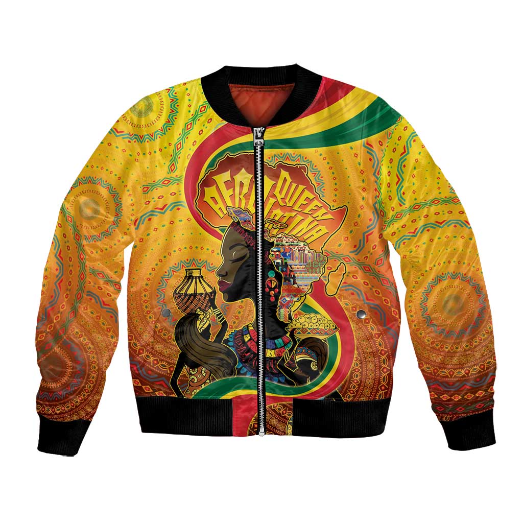 Afro Latina Queen Bomber Jacket The Beauty Of Black Women - African Pride