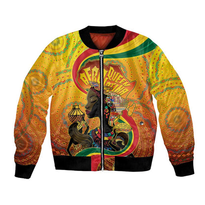 Afro Latina Queen Bomber Jacket The Beauty Of Black Women - African Pride