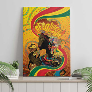 Afro Latina Queen Canvas Wall Art The Beauty Of Black Women - African Pride