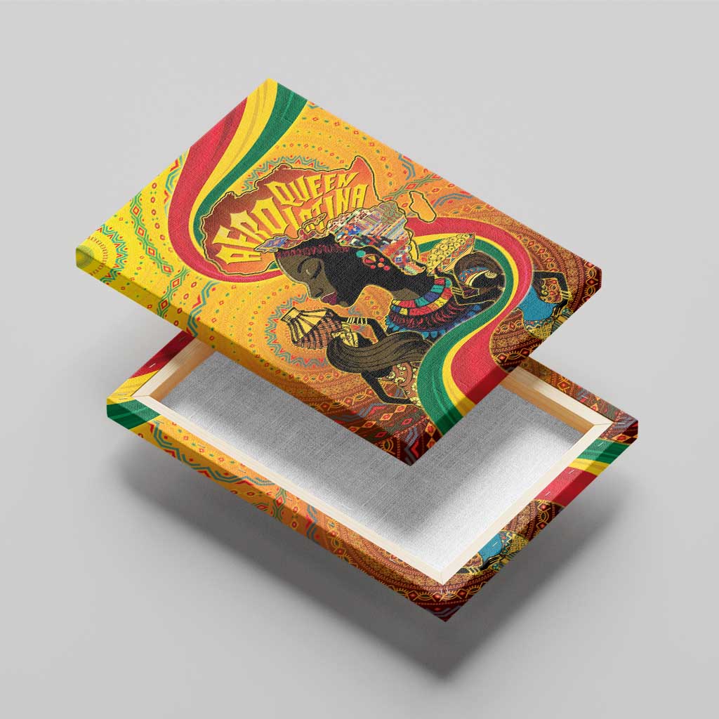 Afro Latina Queen Canvas Wall Art The Beauty Of Black Women - African Pride