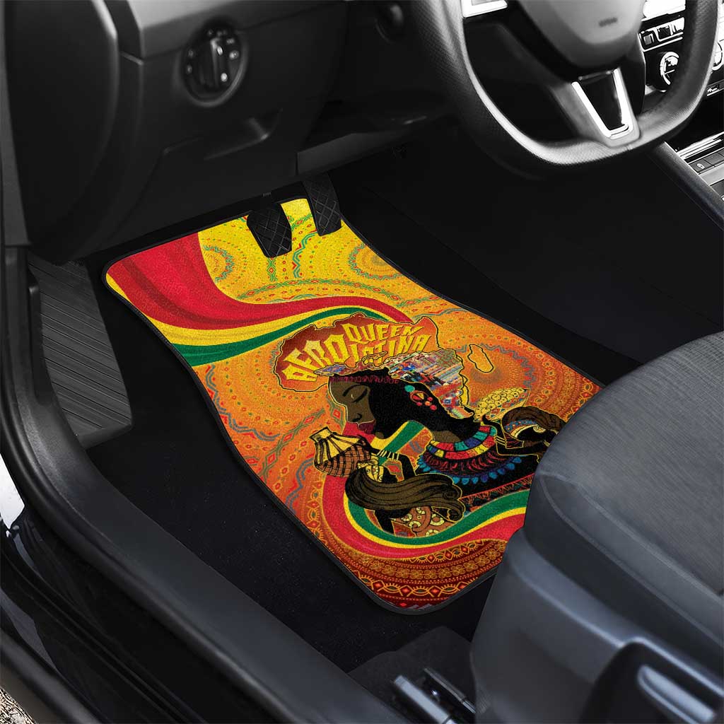 Afro Latina Queen Car Mats The Beauty Of Black Women - African Pride