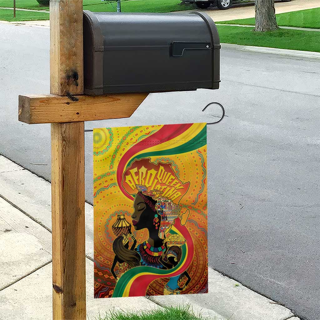 Afro Latina Queen Garden Flag The Beauty Of Black Women - African Pride