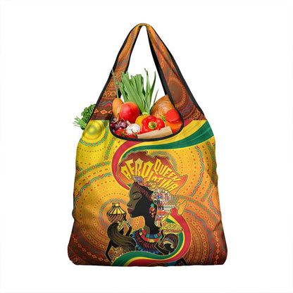 Afro Latina Queen Grocery Bag The Beauty Of Black Women - African Pride