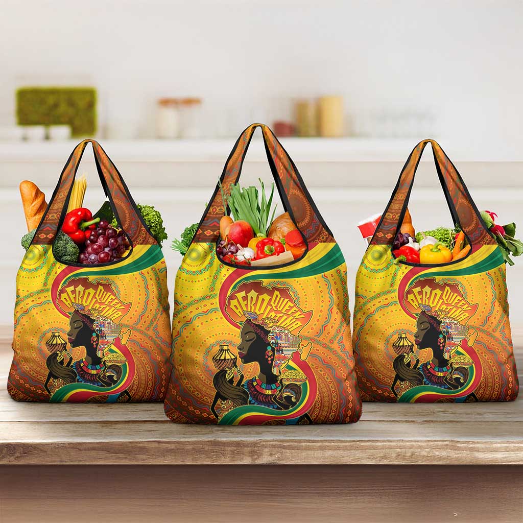 Afro Latina Queen Grocery Bag The Beauty Of Black Women - African Pride