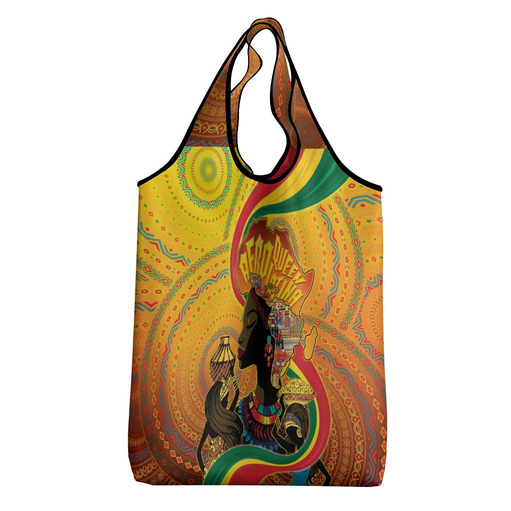 Afro Latina Queen Grocery Bag The Beauty Of Black Women - African Pride