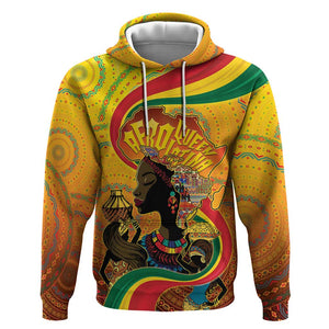 Afro Latina Queen Hoodie The Beauty Of Black Women - African Pride