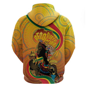 Afro Latina Queen Hoodie The Beauty Of Black Women - African Pride
