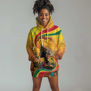 Afro Latina Queen Hoodie Dress The Beauty Of Black Women - African Pride