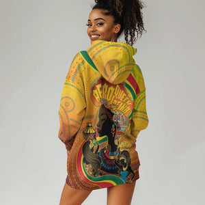Afro Latina Queen Hoodie Dress The Beauty Of Black Women - African Pride