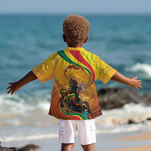 Afro Latina Queen Kid Hawaiian Shirt The Beauty Of Black Women - African Pride