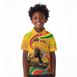 Afro Latina Queen Kid Polo Shirt The Beauty Of Black Women - African Pride
