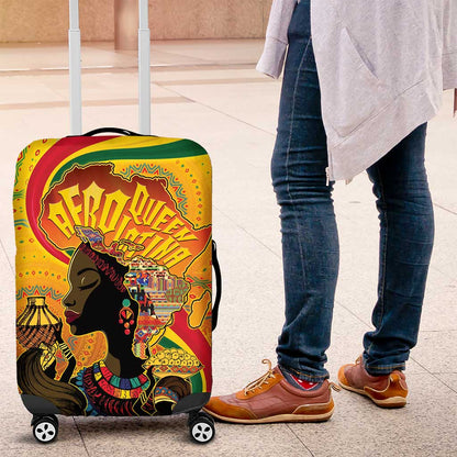 Afro Latina Queen Luggage Cover The Beauty Of Black Women - African Pride