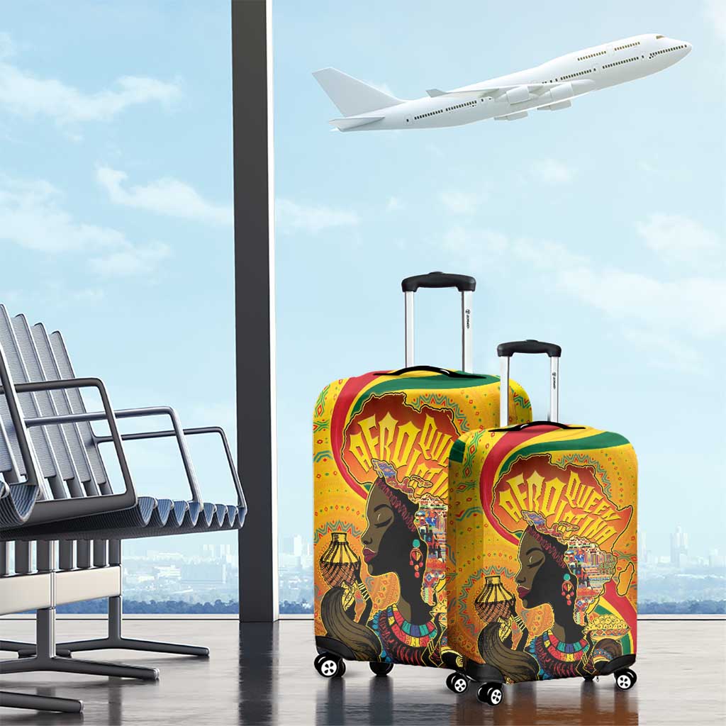 Afro Latina Queen Luggage Cover The Beauty Of Black Women - African Pride