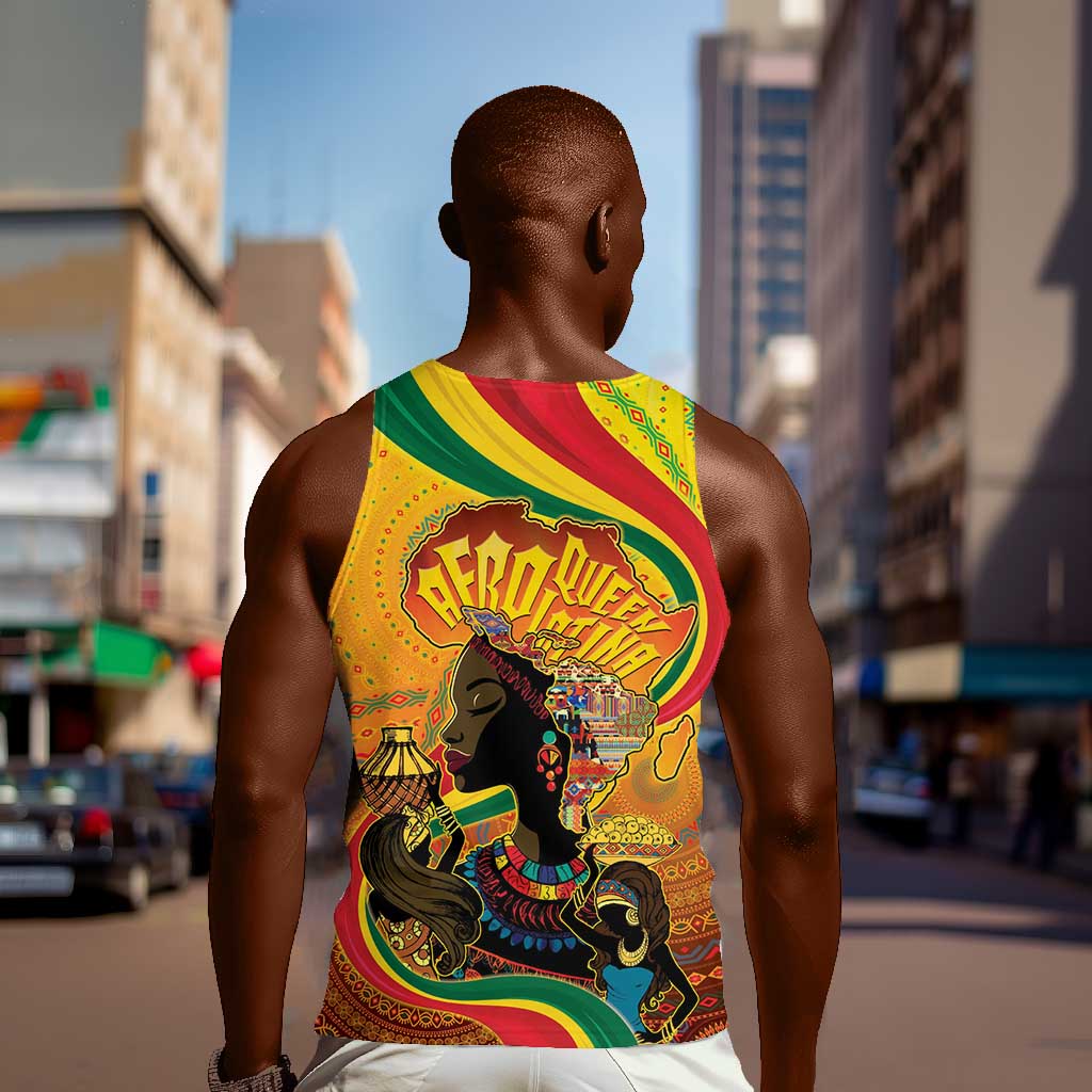 Afro Latina Queen Men Tank Top The Beauty Of Black Women - African Pride