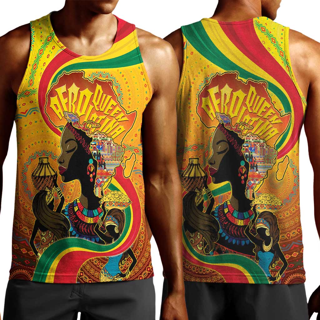 Afro Latina Queen Men Tank Top The Beauty Of Black Women - African Pride