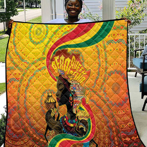 Afro Latina Queen Quilt The Beauty Of Black Women - African Pride