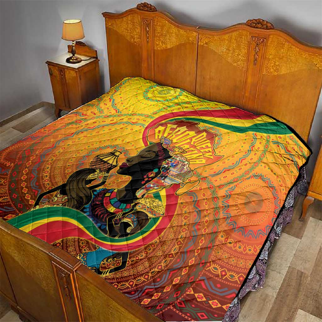 Afro Latina Queen Quilt The Beauty Of Black Women - African Pride