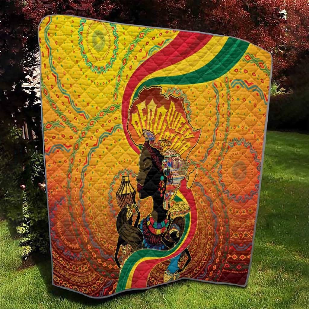 Afro Latina Queen Quilt The Beauty Of Black Women - African Pride