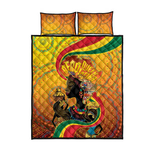 Afro Latina Queen Quilt Bed Set The Beauty Of Black Women - African Pride