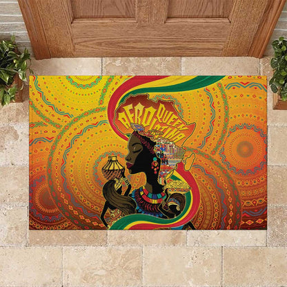 Afro Latina Queen Rubber Doormat The Beauty Of Black Women - African Pride
