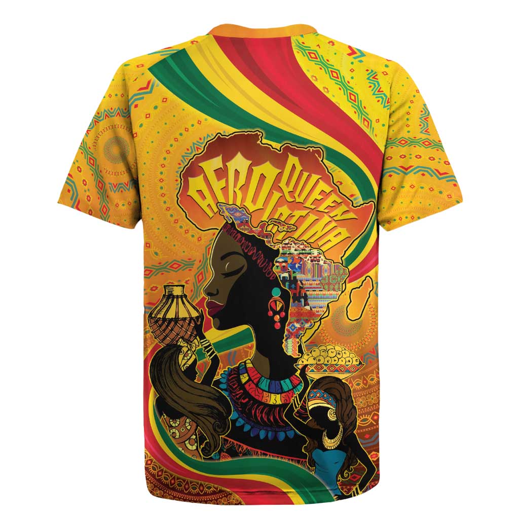 Afro Latina Queen Rugby Jersey The Beauty Of Black Women - African Pride