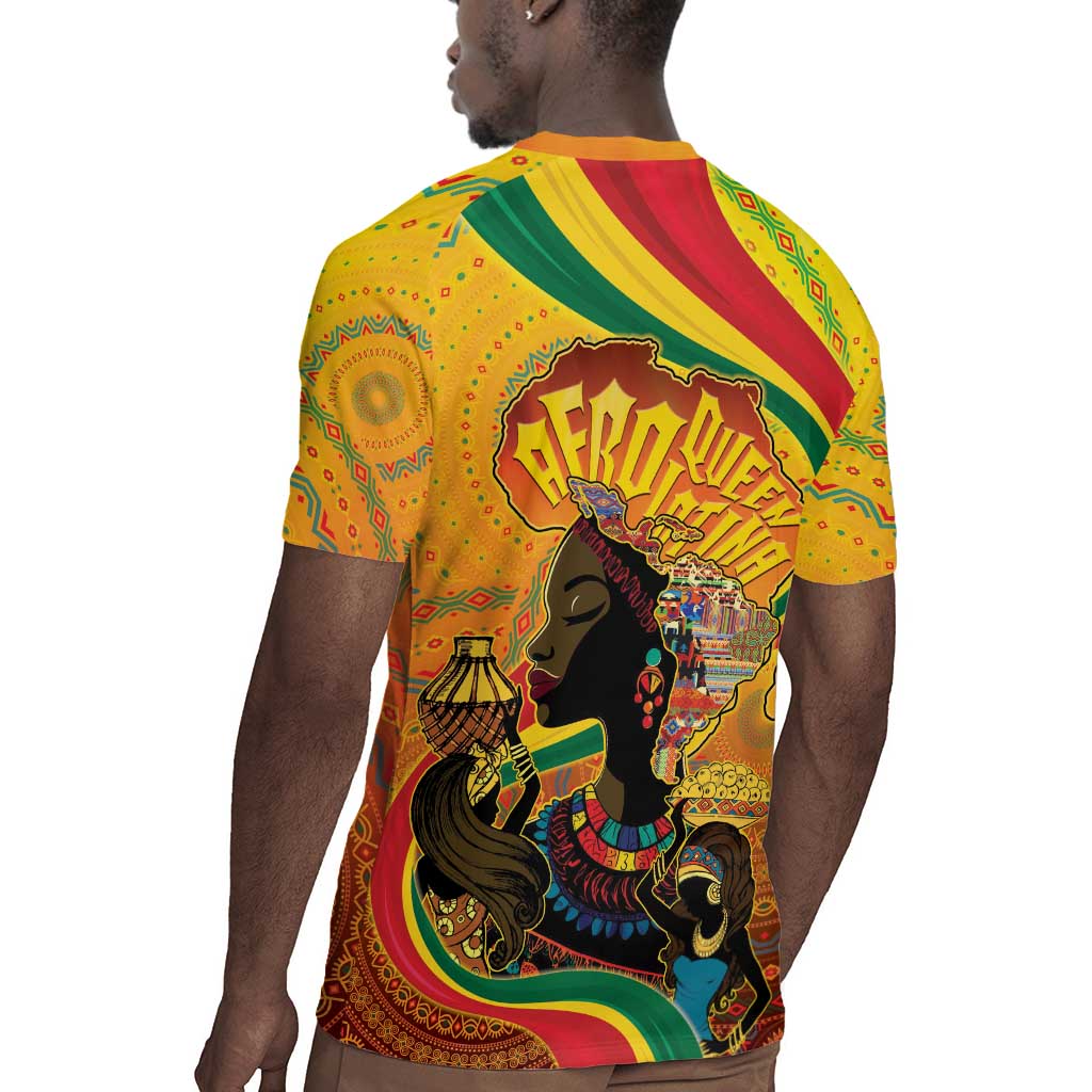 Afro Latina Queen Rugby Jersey The Beauty Of Black Women - African Pride