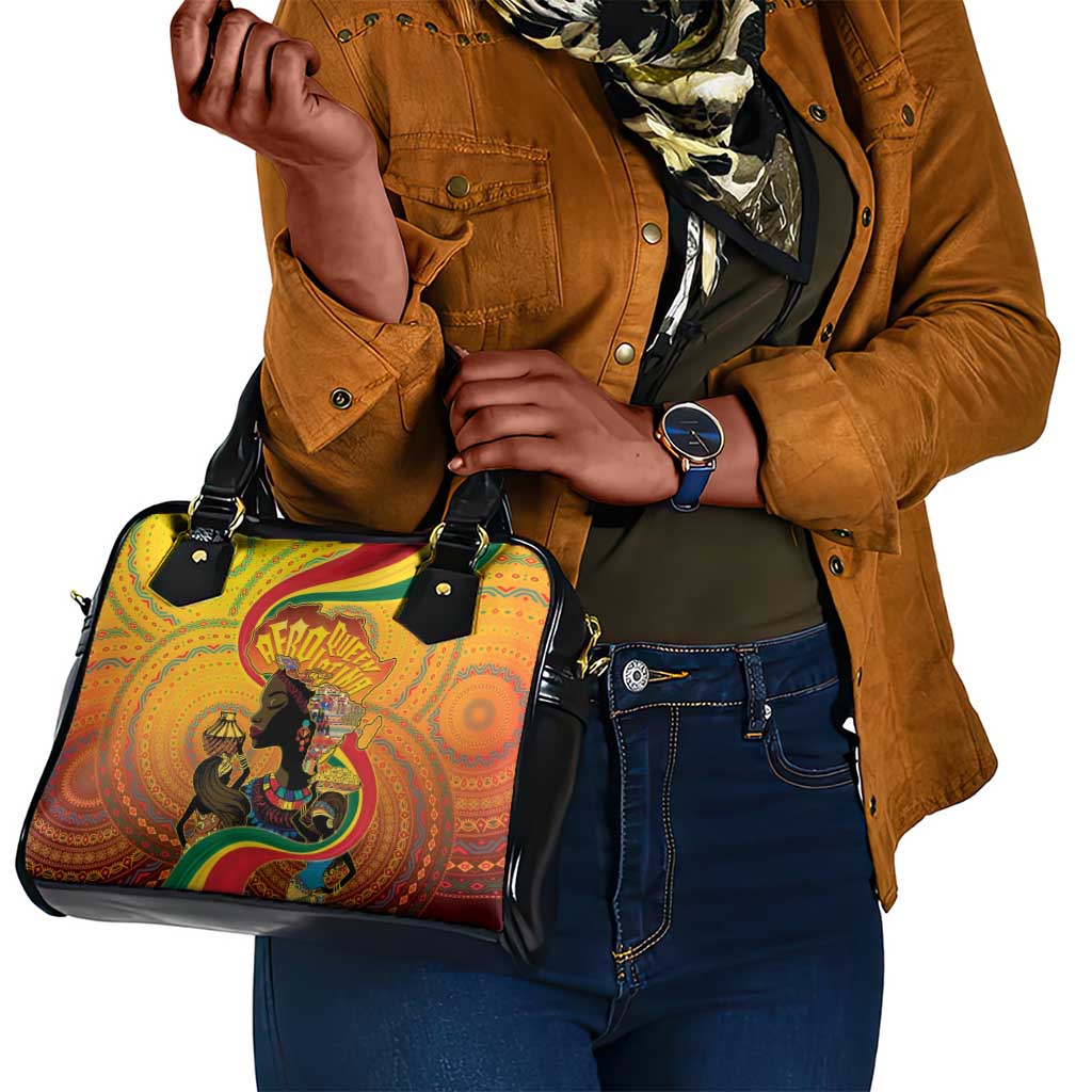Afro Latina Queen Shoulder Handbag The Beauty Of Black Women - African Pride